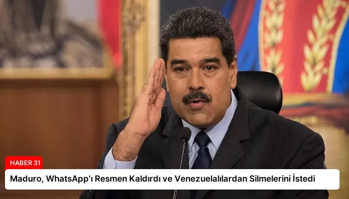 Maduro, WhatsApp’ı Resmen Kaldırdı ve Venezuelalılardan Silmelerini İstedi