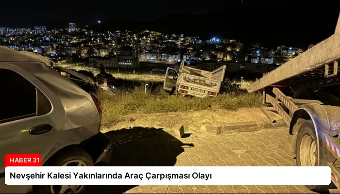 Nevşehir Kalesi Yakınlarında Araç Çarpışması Olayı