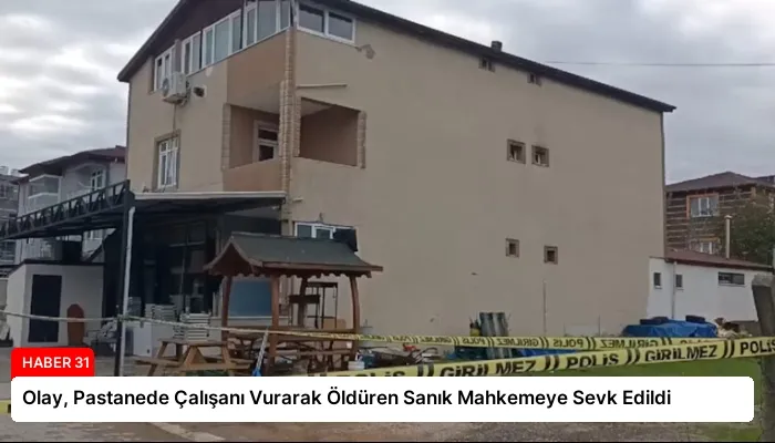 Olay, Pastanede Çalışanı Vurarak Öldüren Sanık Mahkemeye Sevk Edildi