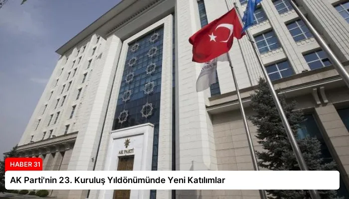 AK Parti’nin 23. Kuruluş Yıldönümünde Yeni Katılımlar