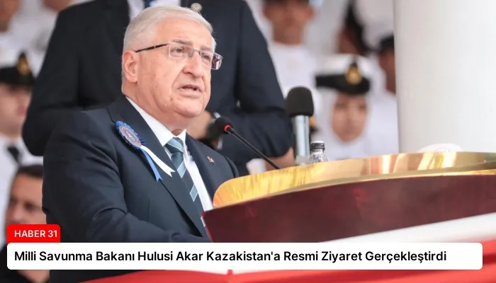Milli Savunma Bakanı Hulusi Akar Kazakistan’a Resmi Ziyaret Gerçekleştirdi