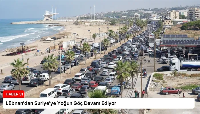 Lübnan’dan Suriye’ye Yoğun Göç Devam Ediyor