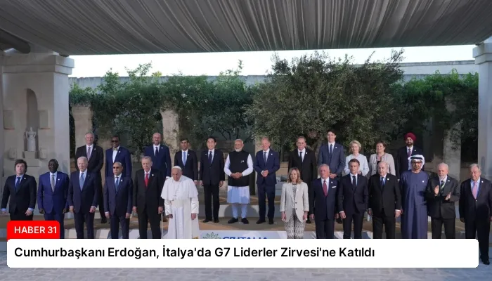 Cumhurbaşkanı Erdoğan, İtalya’da G7 Liderler Zirvesi’ne Katıldı