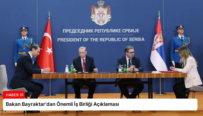 Bakan Bayraktar’dan Önemli İş Birliği Açıklaması