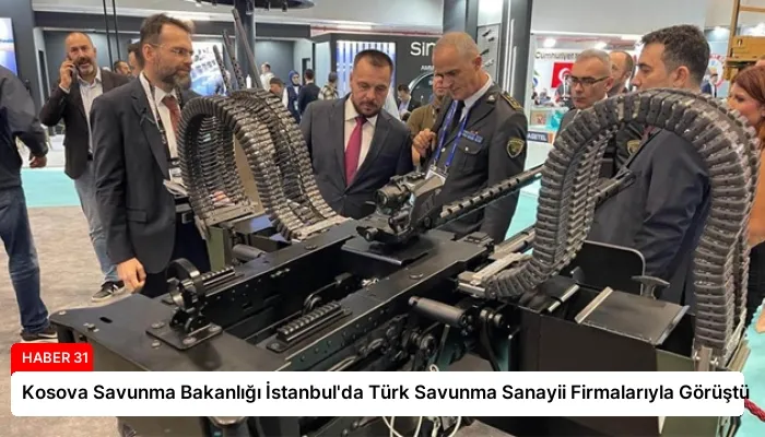 Kosova Savunma Bakanlığı İstanbul’da Türk Savunma Sanayii Firmalarıyla Görüştü