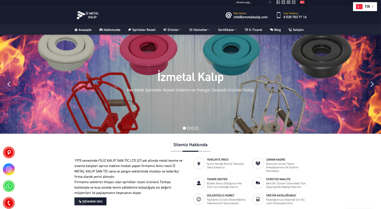 İz Metal Kalıp: Yangın Güvenliği ve Metal Kalıp Üretiminde Sektörün Öncüsü