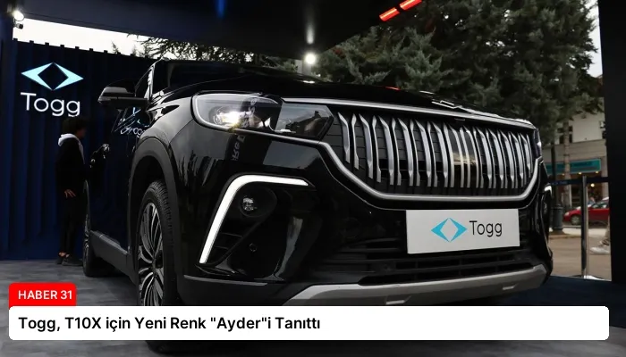 Togg, T10X için Yeni Renk “Ayder”i Tanıttı