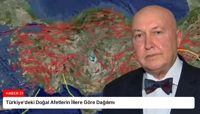 Türkiye’deki Doğal Afetlerin İllere Göre Dağılımı