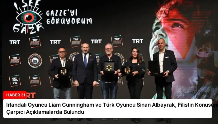İrlandalı Oyuncu Liam Cunningham ve Türk Oyuncu Sinan Albayrak, Filistin Konusunda Çarpıcı Açıklamalarda Bulundu