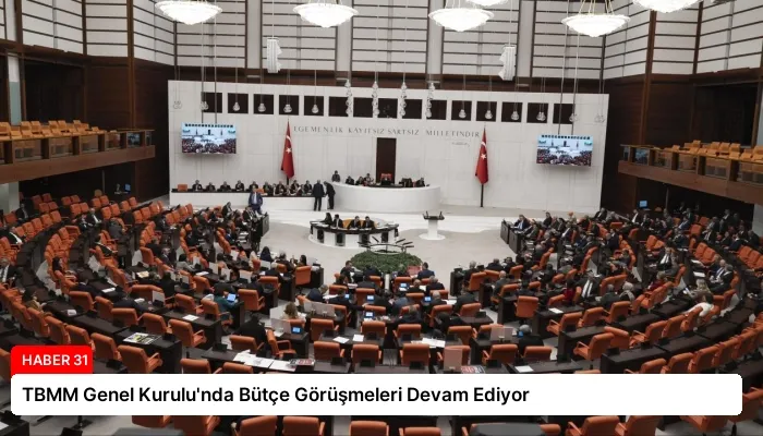 TBMM Genel Kurulu’nda Bütçe Görüşmeleri Devam Ediyor
