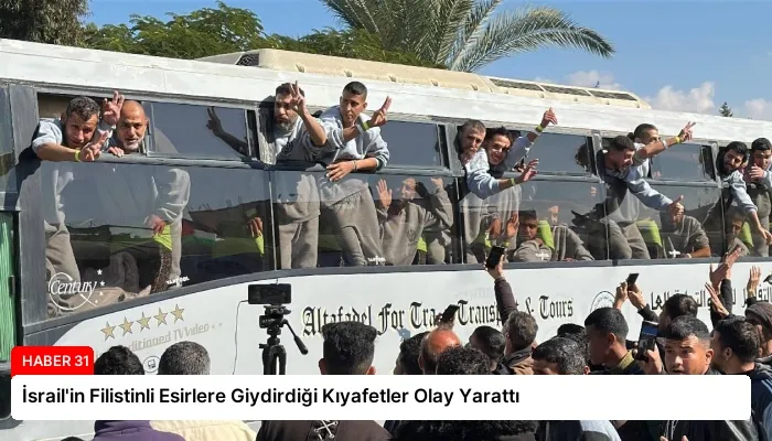 İsrail’in Filistinli Esirlere Giydirdiği Kıyafetler Olay Yarattı