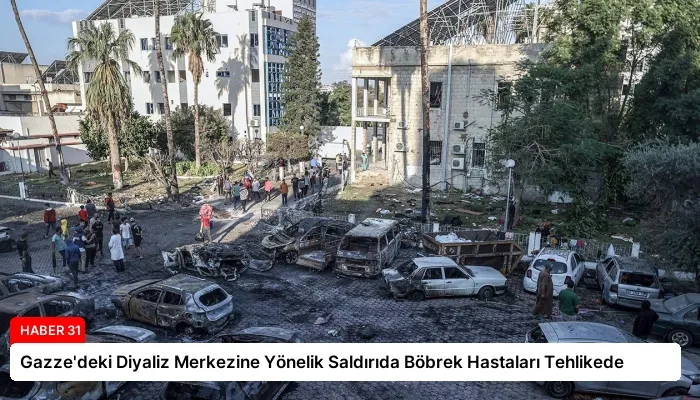 Gazze’deki Diyaliz Merkezine Yönelik Saldırıda Böbrek Hastaları Tehlikede