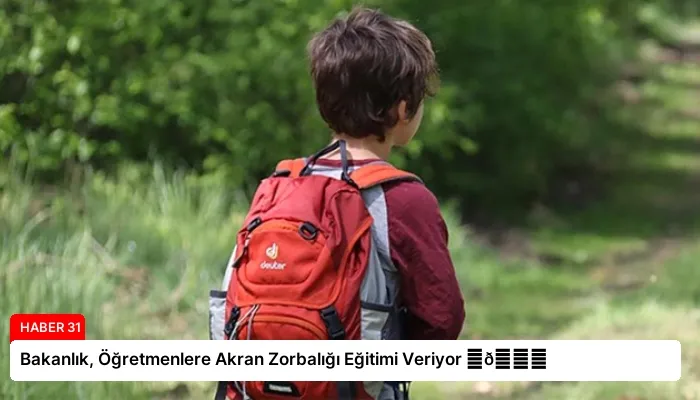 Bakanlık, Öğretmenlere Akran Zorbalığı Eğitimi Veriyor ⏬👇