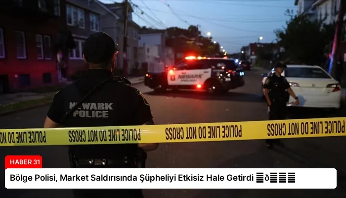 Bölge Polisi, Market Saldırısında Şüpheliyi Etkisiz Hale Getirdi ⏬👇