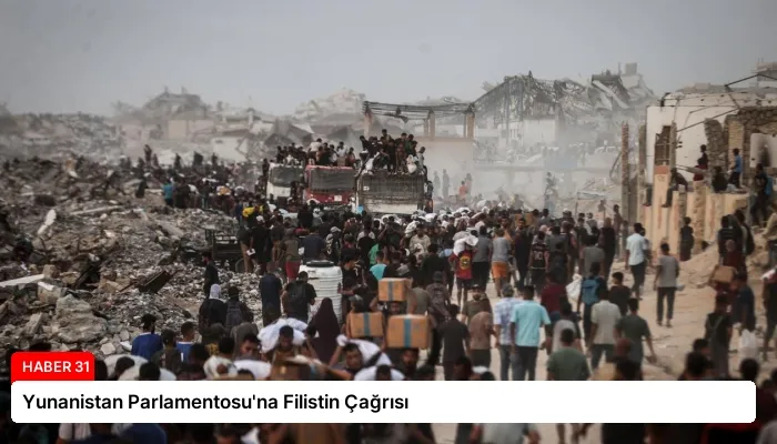 Yunanistan Parlamentosu’na Filistin Çağrısı
