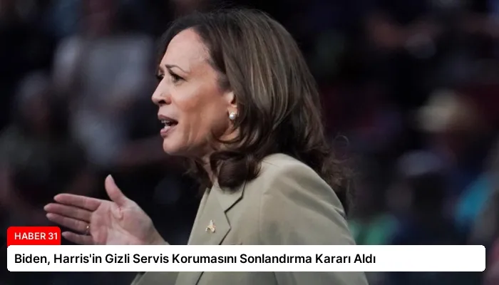 Biden, Harris’in Gizli Servis Korumasını Sonlandırma Kararı Aldı
