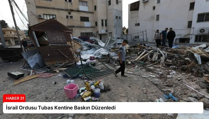 İsrail Ordusu Tubas Kentine Baskın Düzenledi