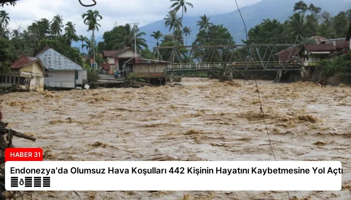 Endonezya’da Olumsuz Hava Koşulları 442 Kişinin Hayatını Kaybetmesine Yol Açtı ⏬👇