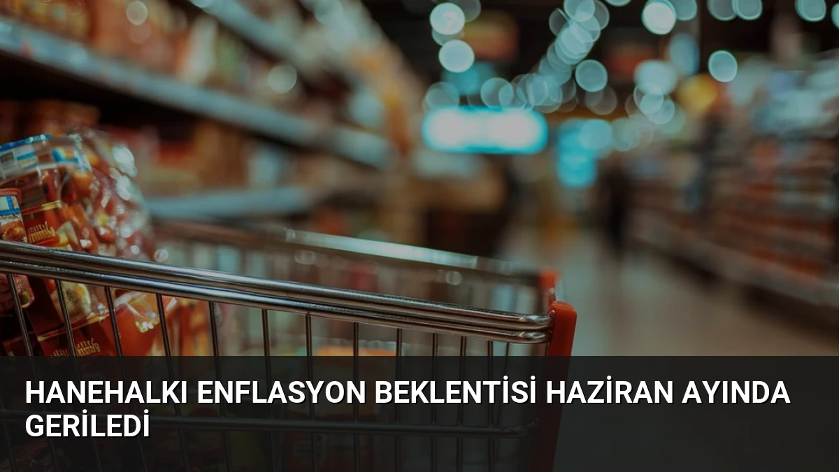 Hanehalkı Enflasyon Beklentisi Haziran Ayında Geriledi