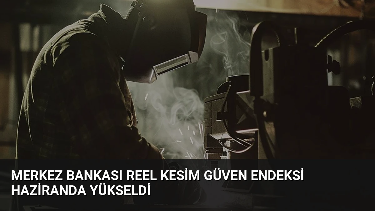 Merkez Bankası Reel Kesim Güven Endeksi Haziranda Yükseldi