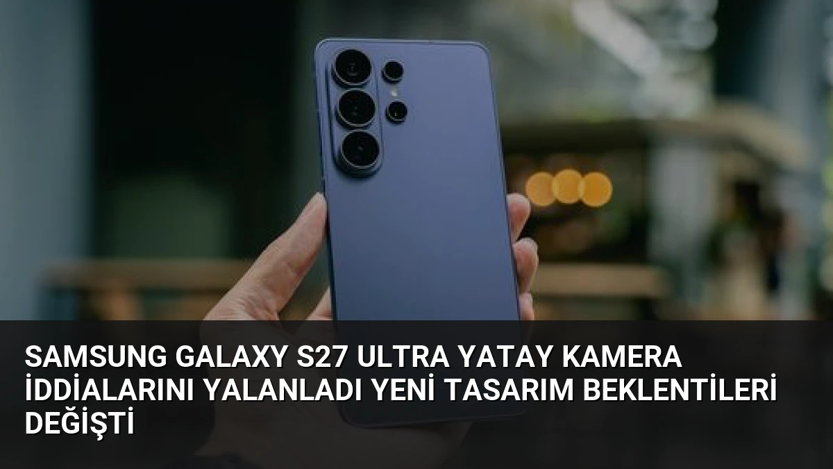 Samsung Galaxy S27 Ultra Yatay Kamera İddialarını Yalanladı Yeni Tasarım Beklentileri Değişti