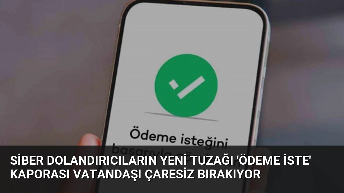 Siber Dolandırıcıların Yeni Tuzağı ‘Ödeme İste’ Kaporası Vatandaşı Çaresiz Bırakıyor