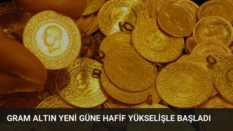 Gram Altın Yeni Güne Hafif Yükselişle Başladı