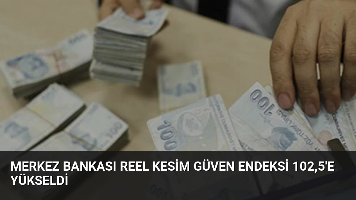 Merkez Bankası Reel Kesim Güven Endeksi 102,5’e Yükseldi