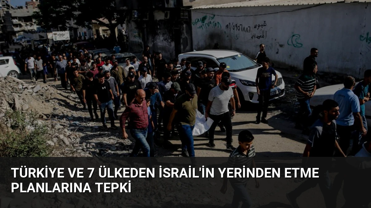 Türkiye ve 7 Ülkeden İsrail’in Yerinden Etme Planlarına Tepki