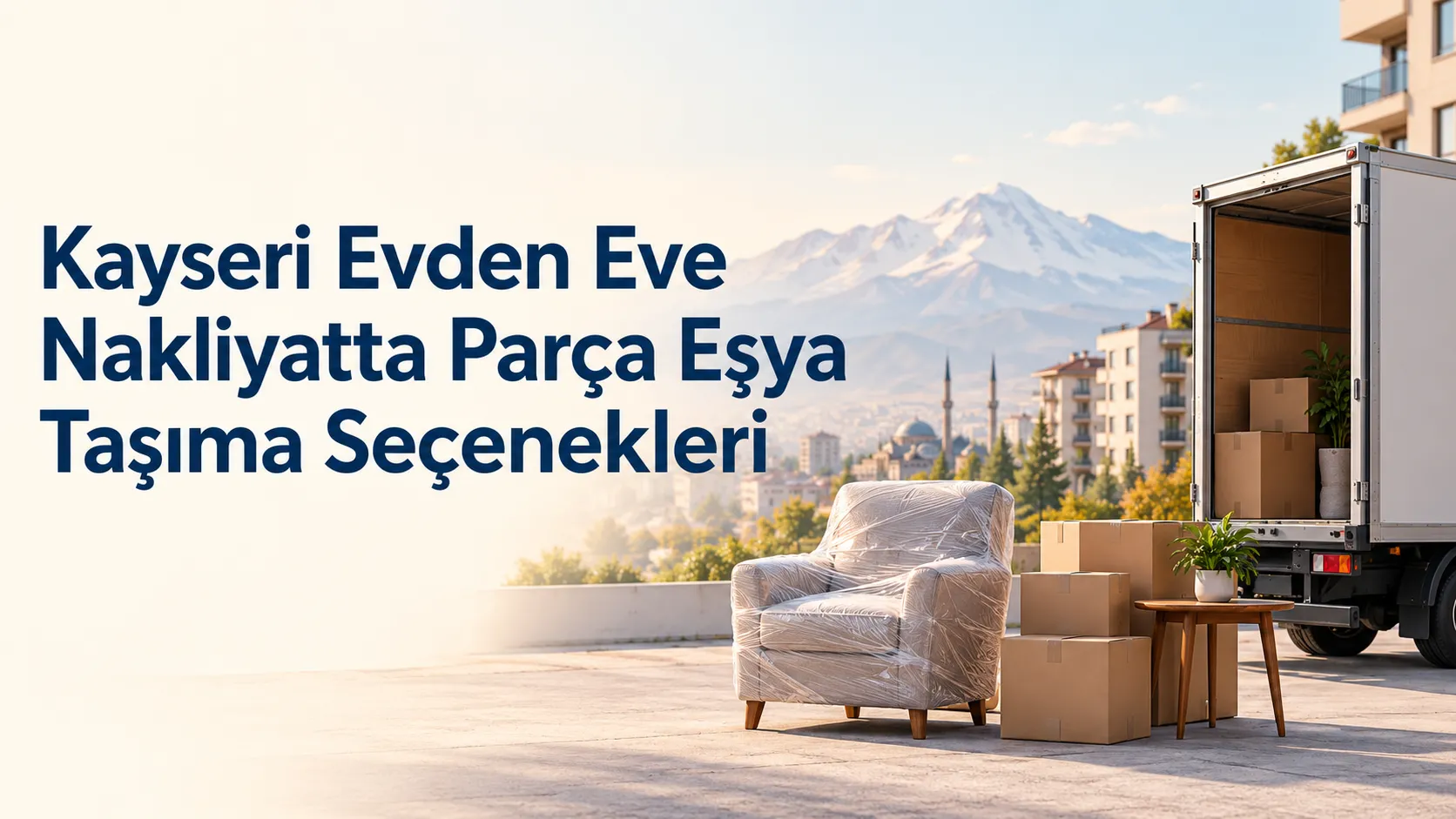 Kayseri Evden Eve Nakliyatta Parça Eşya Taşıma Seçenekleri