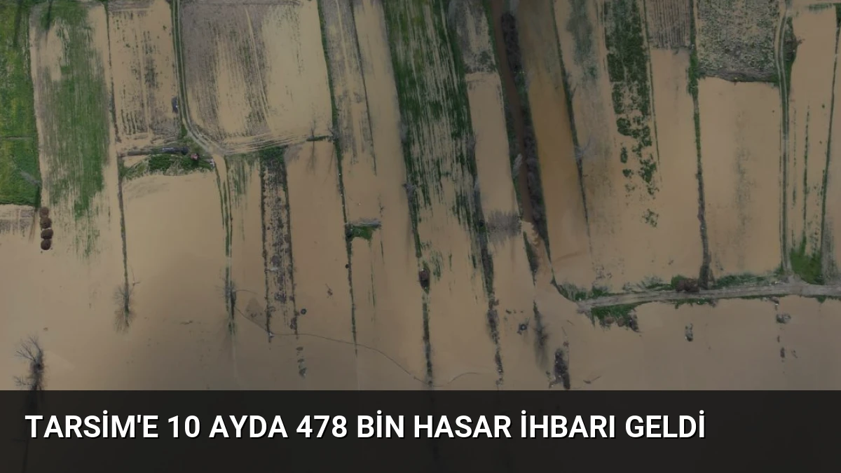 TARSİM’e 10 Ayda 478 Bin Hasar İhbarı Geldi