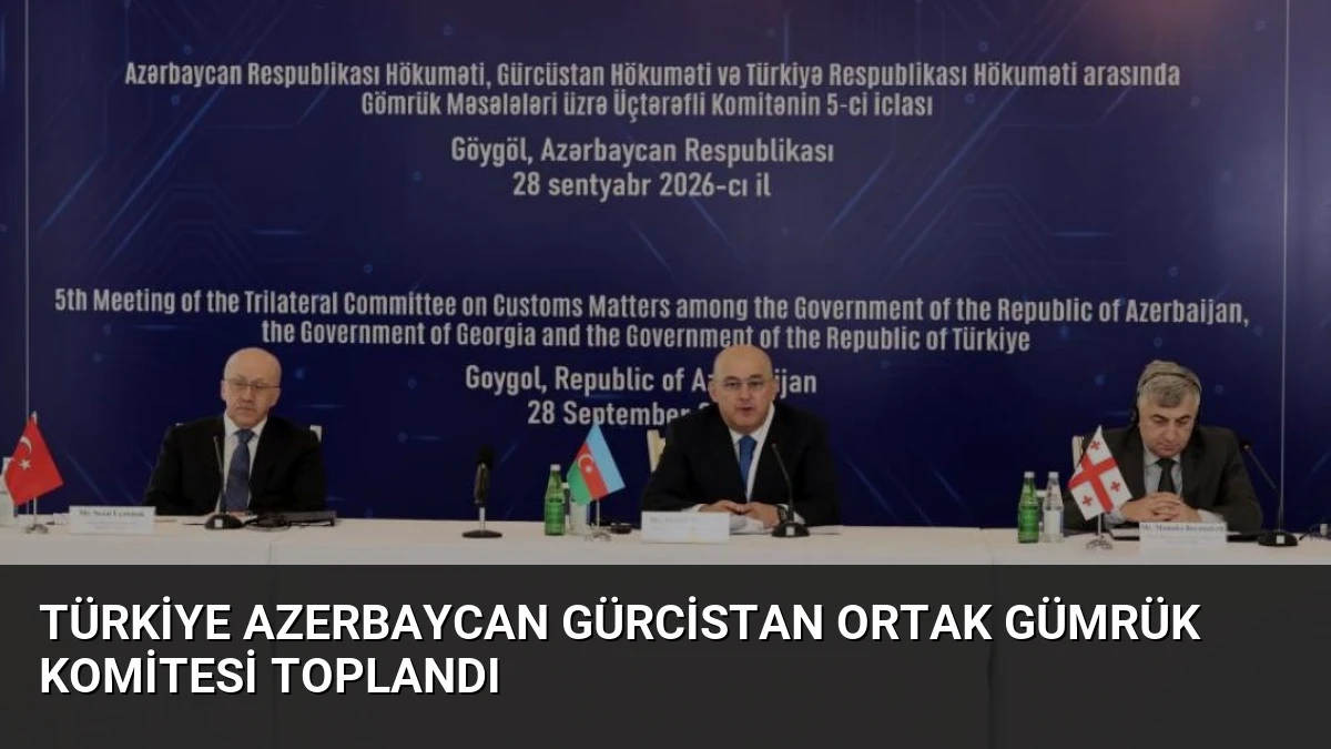 Türkiye Azerbaycan Gürcistan Ortak Gümrük Komitesi Toplandı